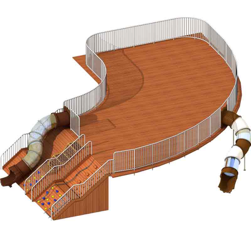 牧羊幼儿园组合滑梯_非标游乐设备_户外秋千