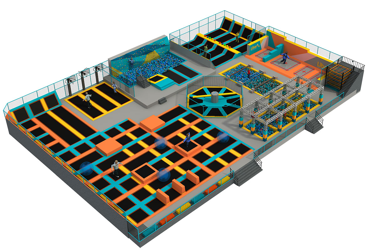室内蹦床公园 (8)