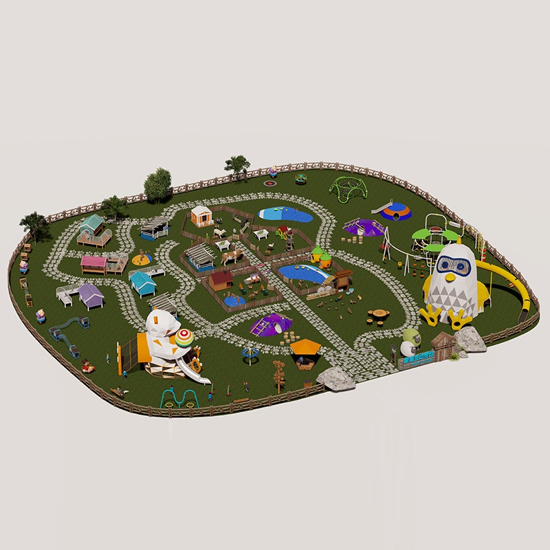 ​​儿童友好型模块化家禽宠物游乐场