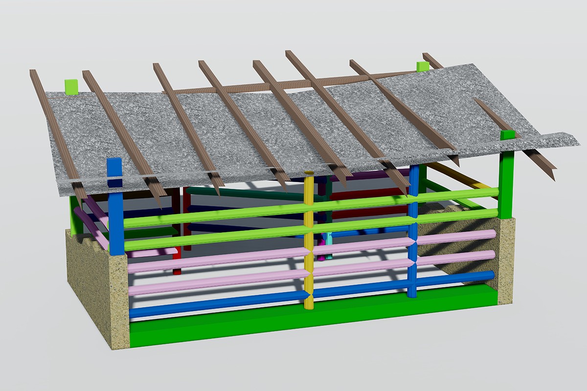 宠物动物园牛围栏 (1)