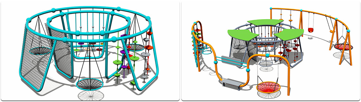 实惠的户外游乐场秋千 (2)
