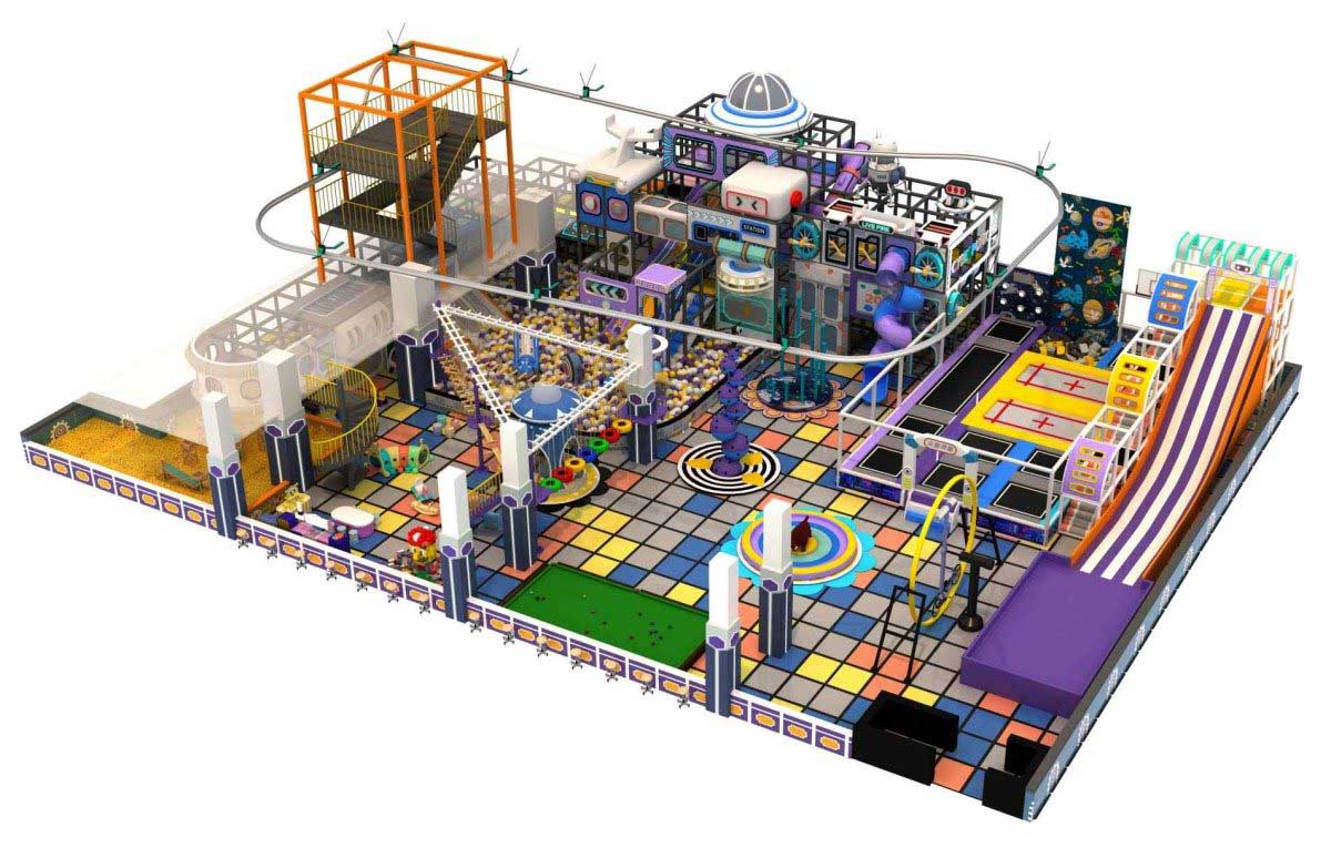 室内运动乐园设备产品详情展示