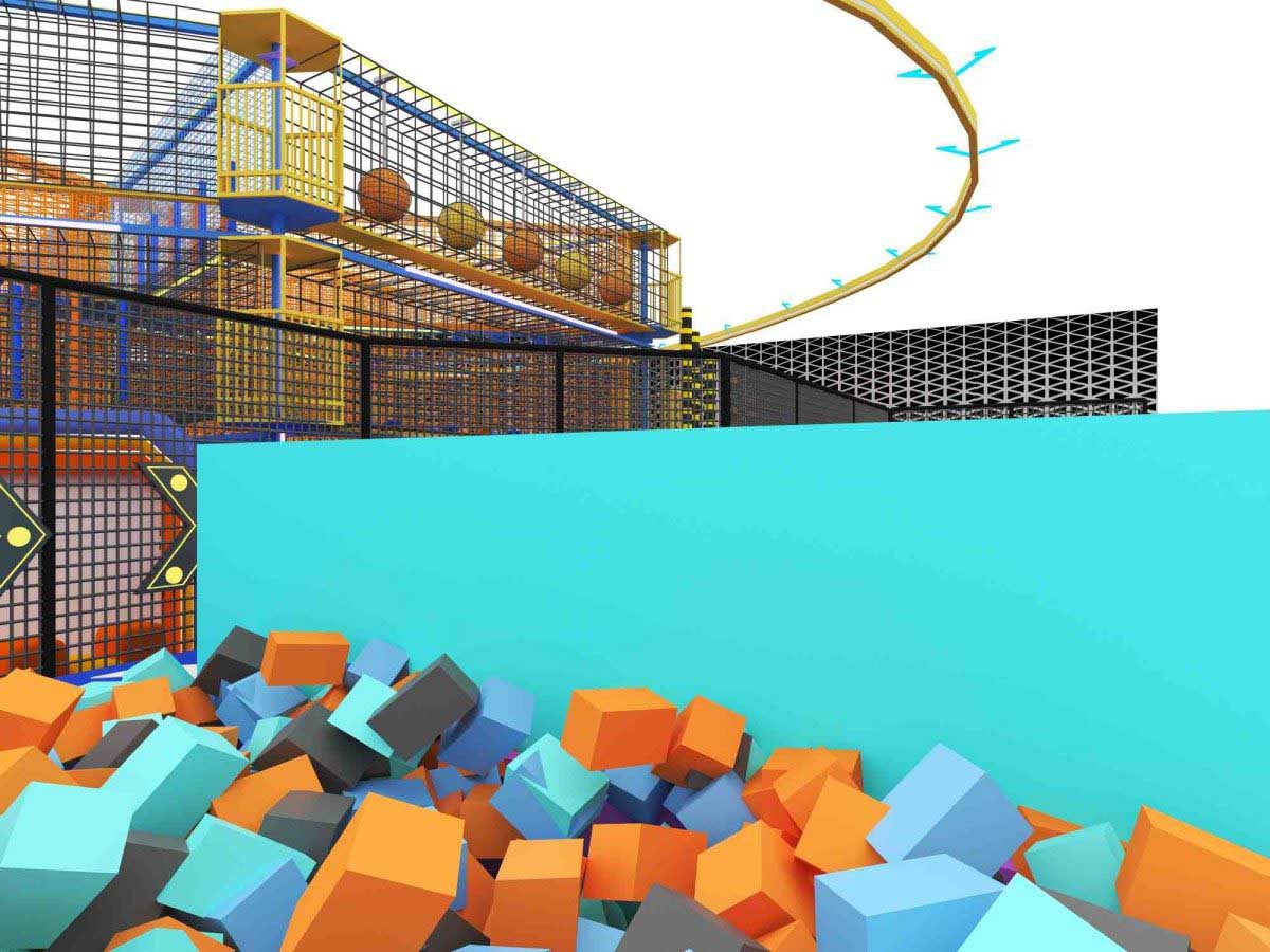 【潮流运动风】室内运动乐园产品详情展示