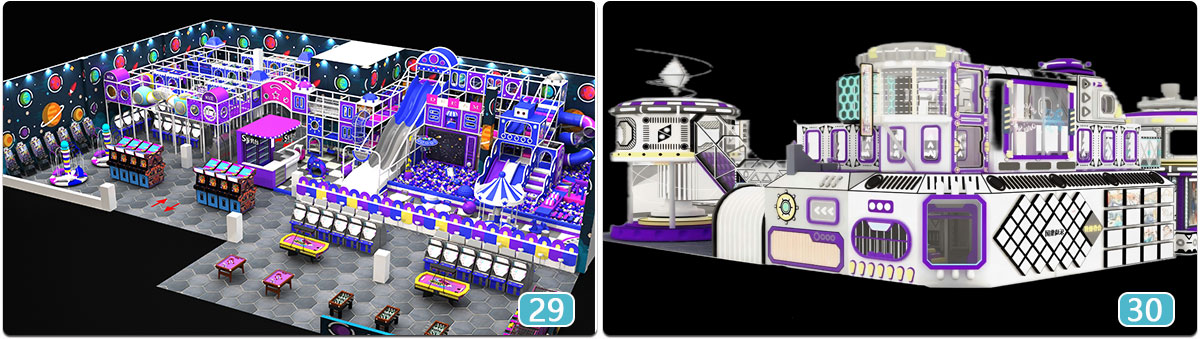 更多室内游乐设备 - 淘气城堡