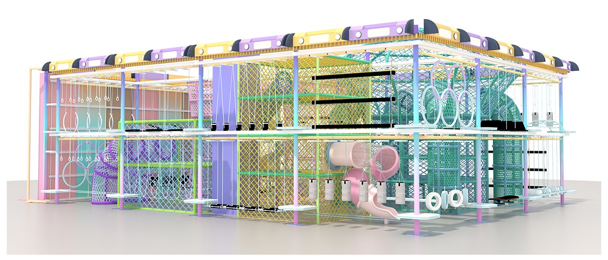 多巴胺色系高空拓展设备产品详情