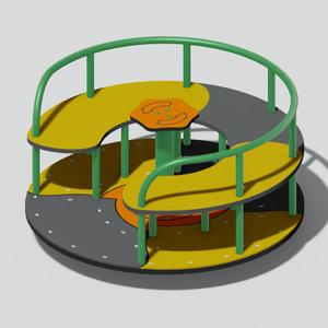 儿童多彩感官游乐场环岛，促进前庭发育