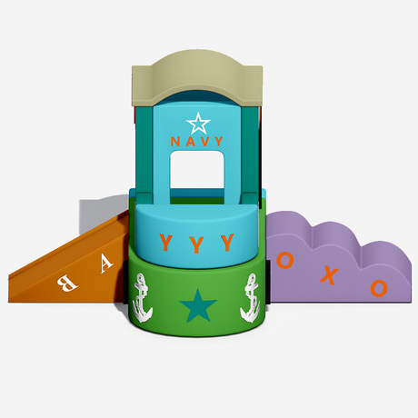 室内软体游乐设备——软垫攀爬架