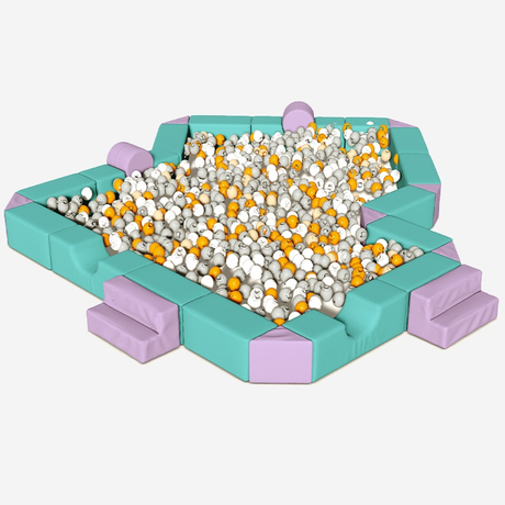 异形主题定制室内软体球池 