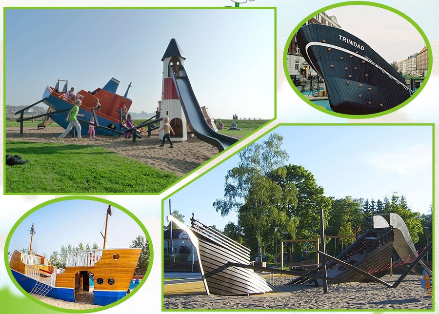 大型组合海盗船滑梯产品介绍 (1)