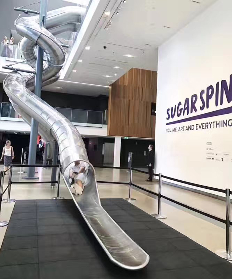 办公室休闲游乐不锈钢滑梯