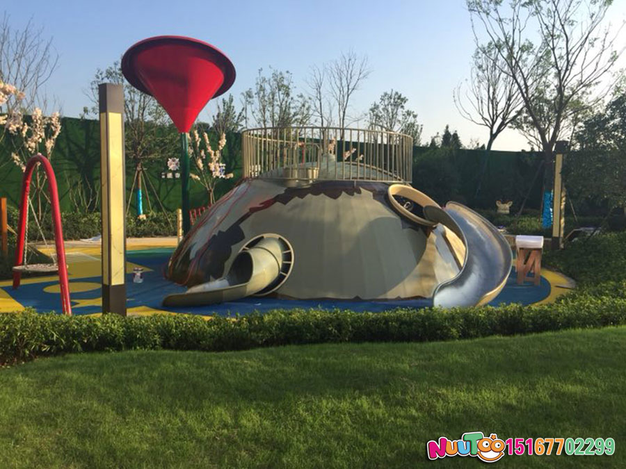 小王子乐园+非标游乐+星球组合滑梯+不锈钢滑滑梯 (7)