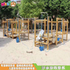 户外儿童戏水设备 木制组合游乐新项目