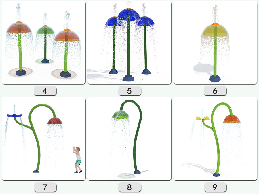 水上乐园+水上乐园组件+喷水+伞形喷水 (1)