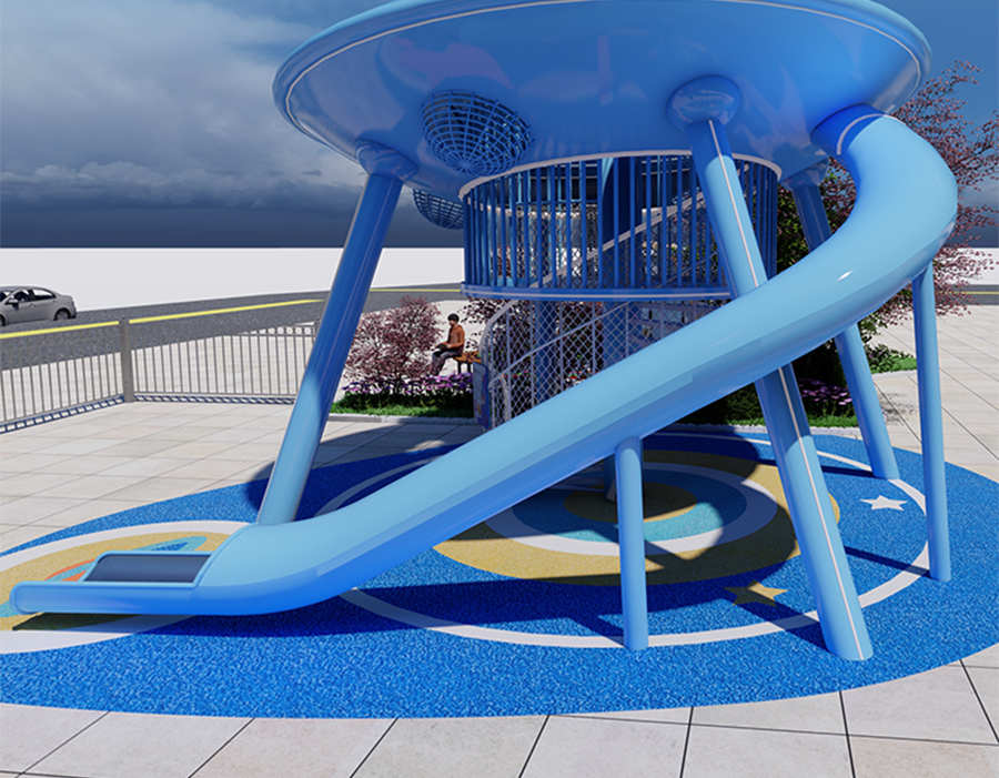 非标户外游乐设备+不锈钢滑梯_04