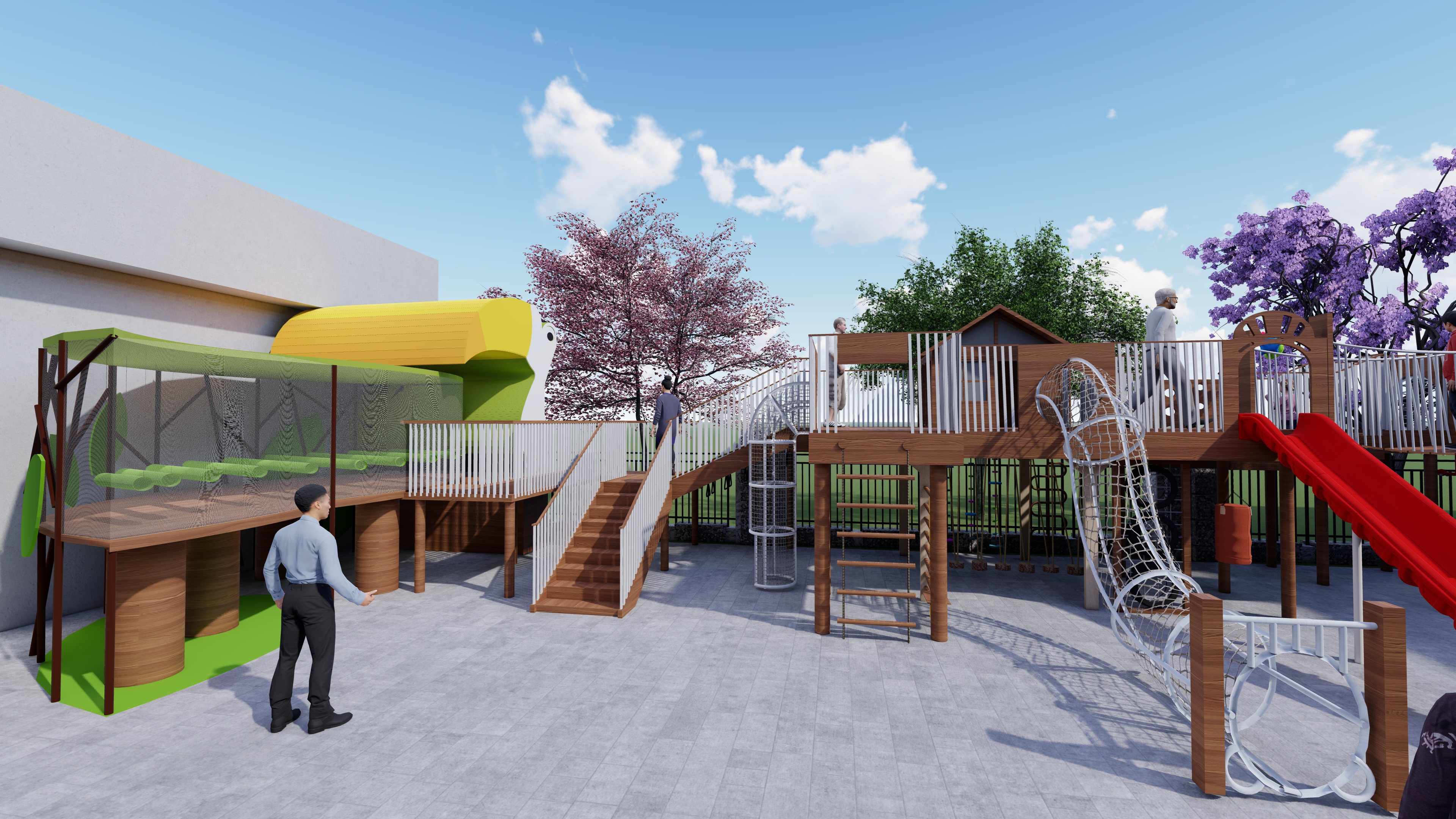 幼儿园户外游乐场-1 (3)