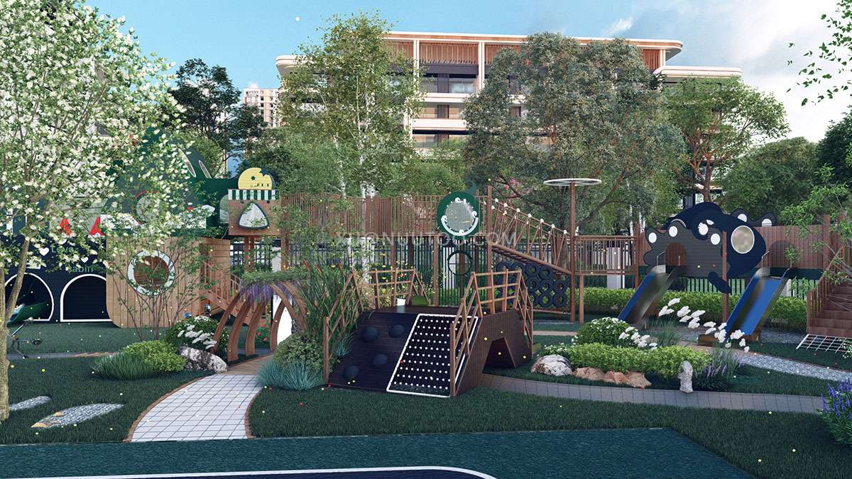 户外游乐场设备 (25) 学校