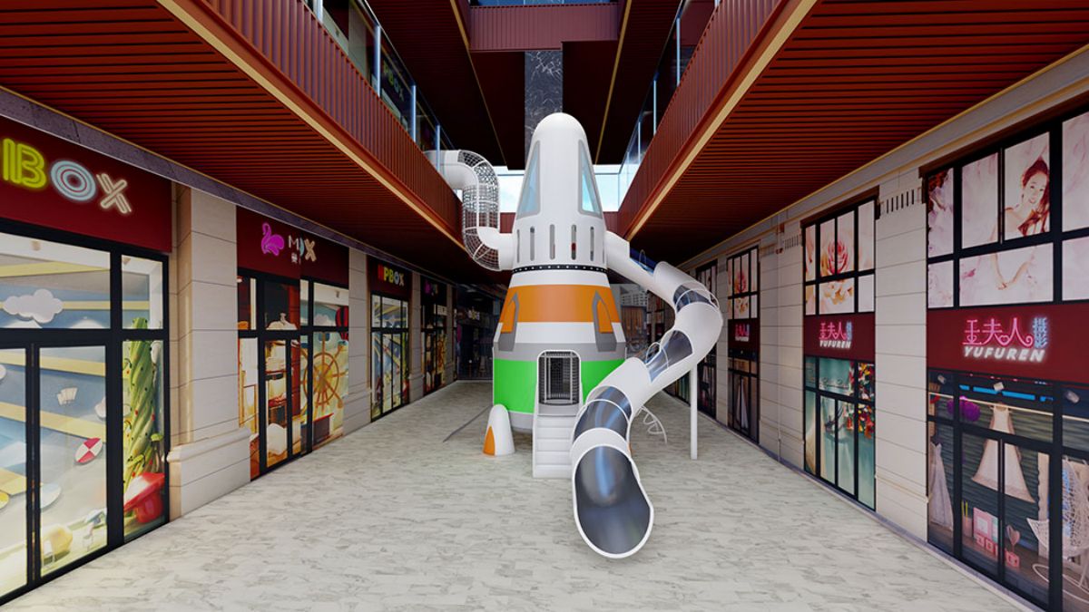 火箭滑梯游乐场 (1)