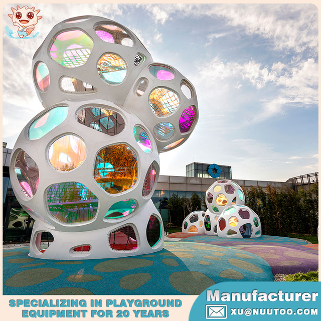 泡泡云攀爬景观游乐设备厂家