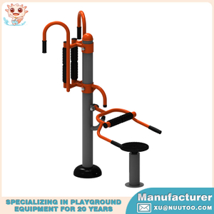 游乐场设备制造商打造户外健身设备旋转背部按摩器