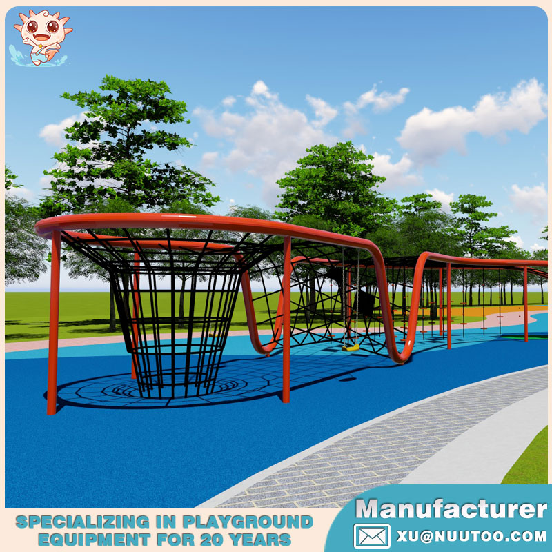 游乐场设备制造商提供游乐场攀登器设计