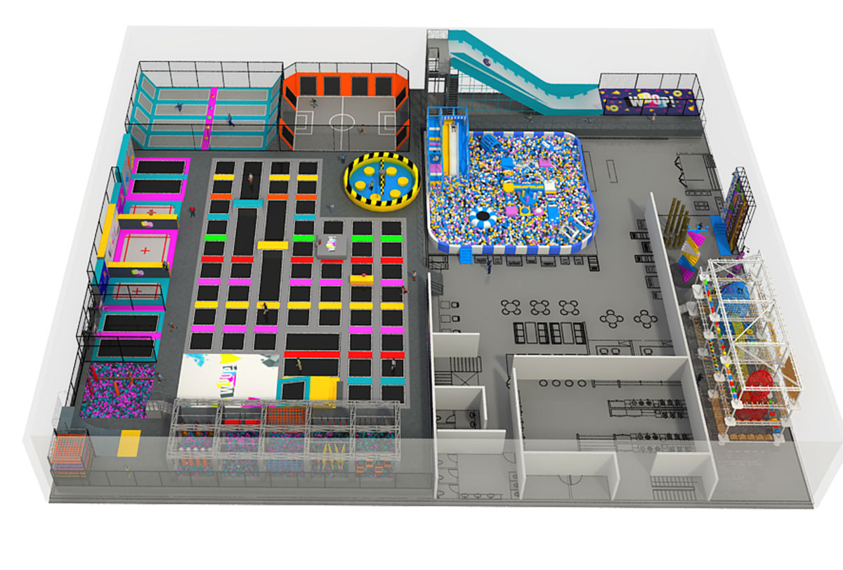 室内蹦床公园 (9)