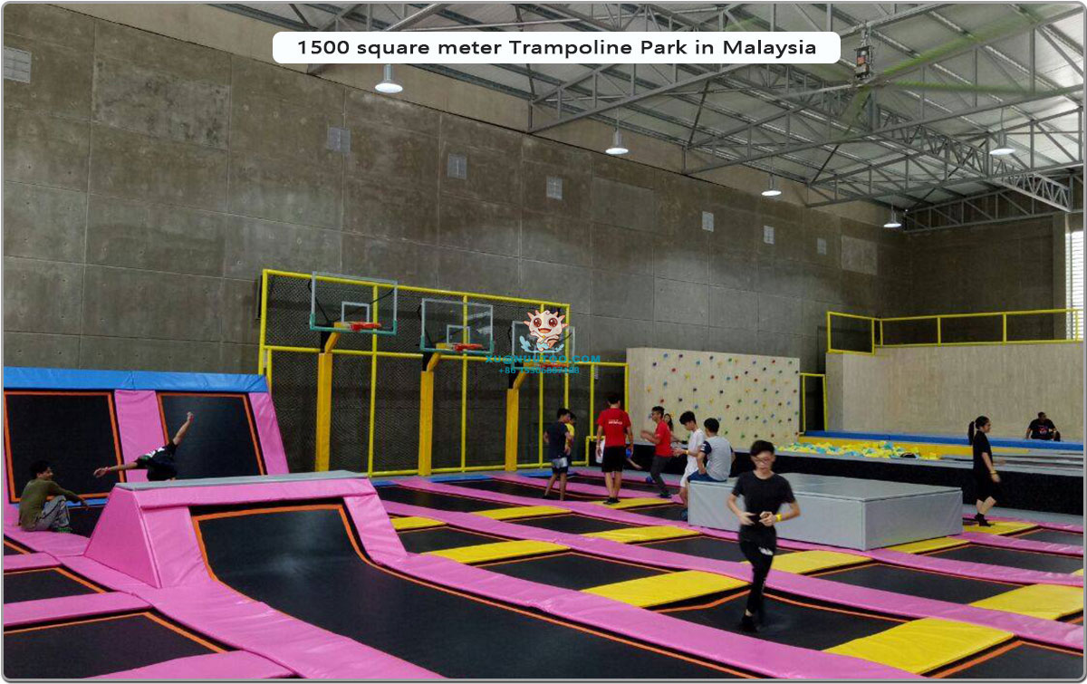 室内蹦床公园设备 (8)