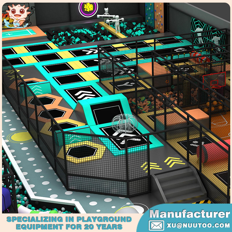 大型室内儿童蹦床公园 NU-BC002