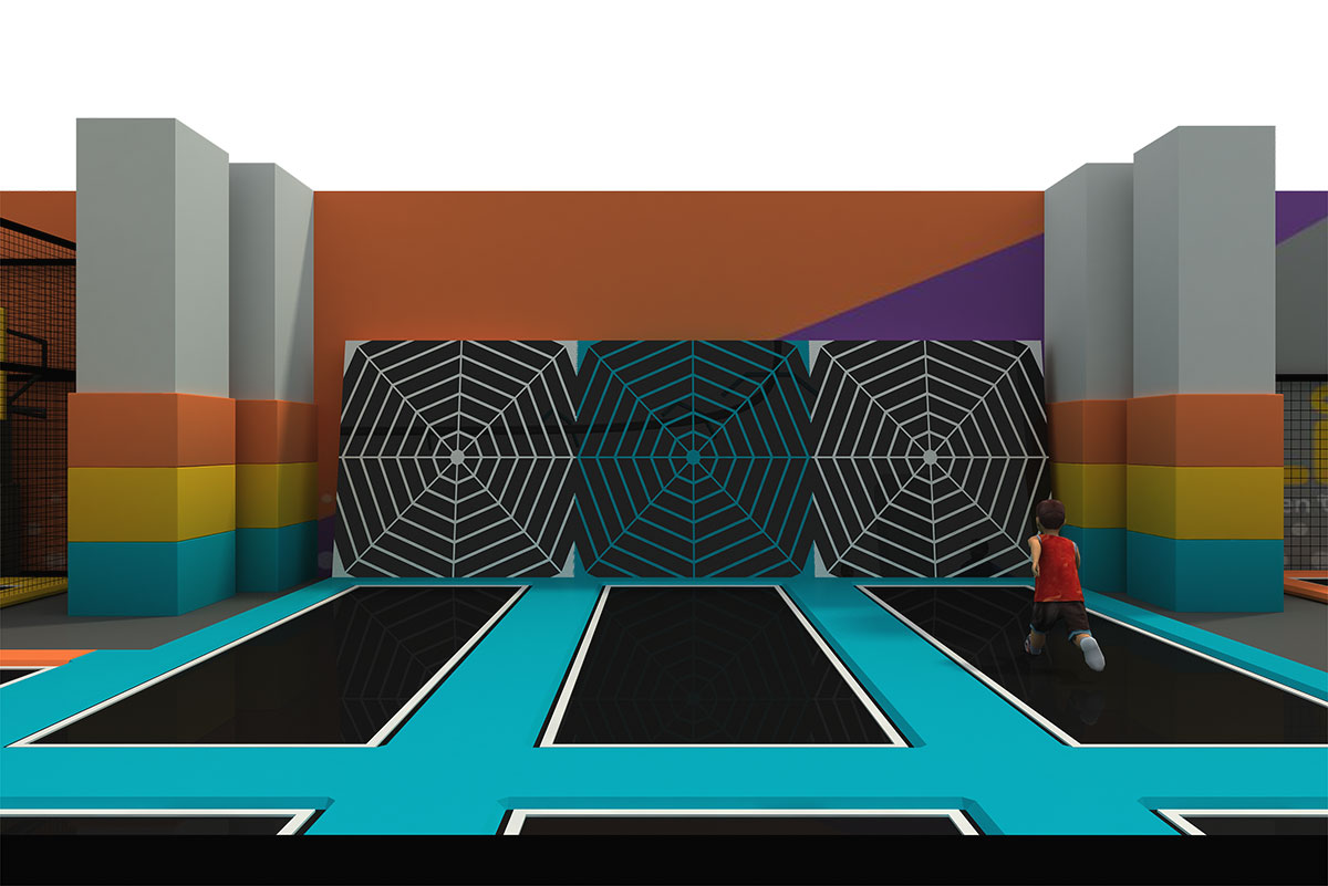 跳室内蹦床公园 (10)