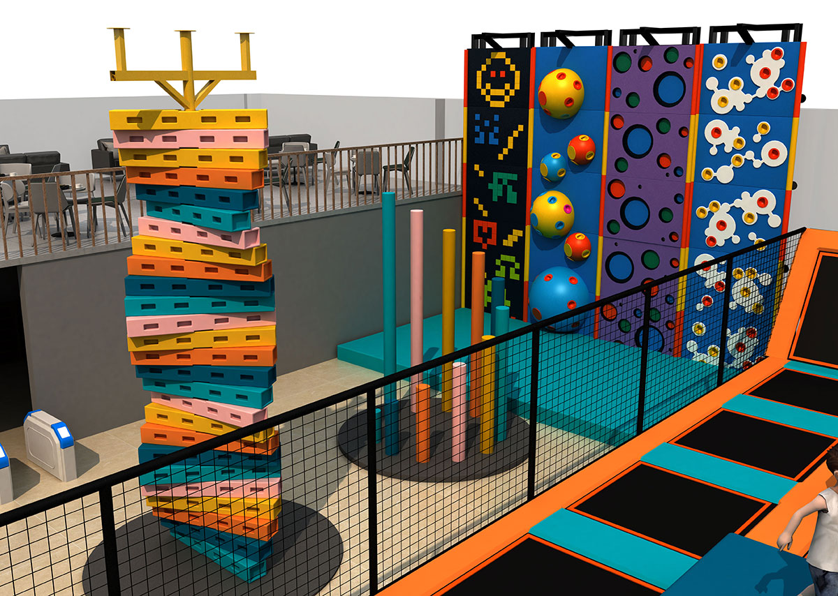 儿童室内蹦床公园 (11)