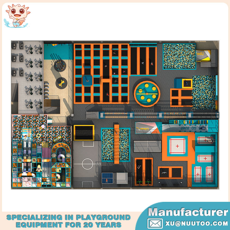 优质室内蹦床公园制造商NU-BC009