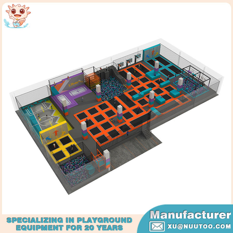 最佳室内蹦床公园制造商 NU-BC004