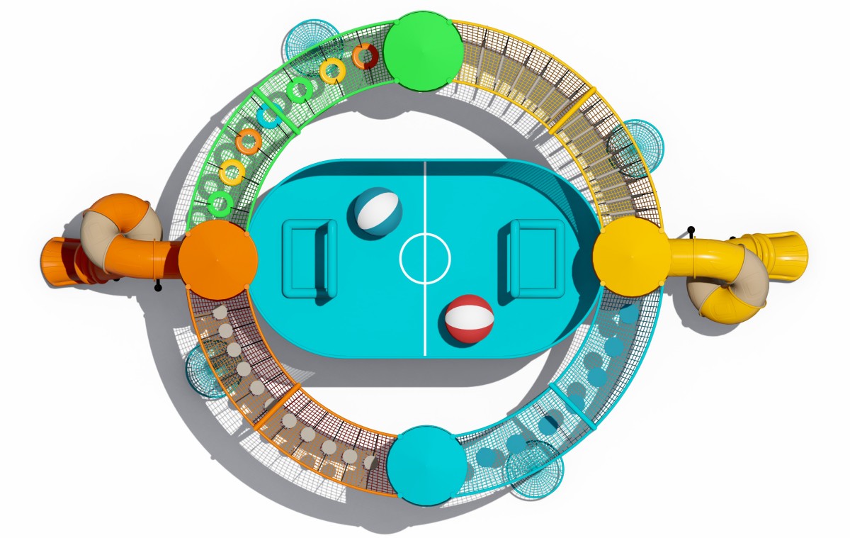 优质户外儿童多功能游乐设施 