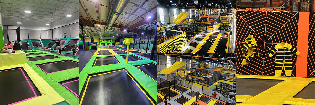 优质室内蹦床乐园 无动力游乐设施 儿童乐园投资-4