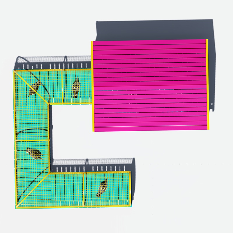 友好的鸭屋：安全的宠物游乐场设备