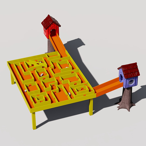 Wonder Maze：豚鼠互动宠物游乐场 