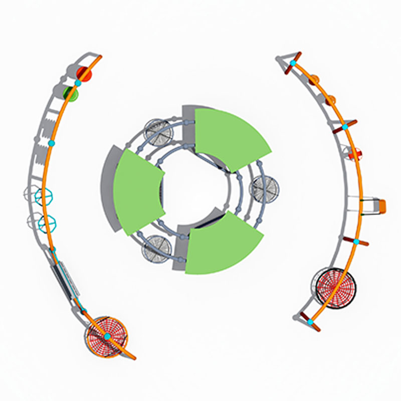 儿童户外多功能秋千带攀爬功能