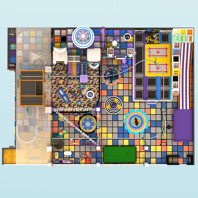 室内运动乐园设备_大型儿童游乐设施厂家定制