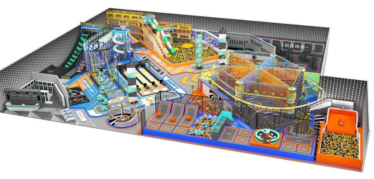 【潮流运动风】室内运动乐园产品详情展示