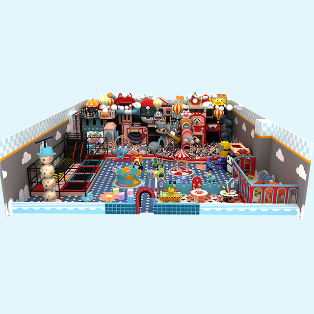 马卡龙系列商业软体度假村游乐场