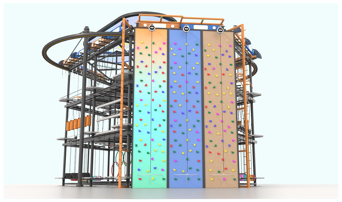 室内高空拓展攀岩设备产品详情