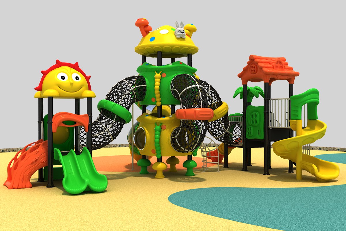 户外游乐场滑梯 (1)