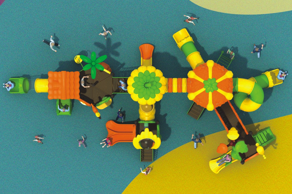 户外儿童滑梯 (3)