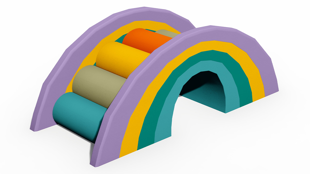 彩虹桥软体游乐设备产品详情