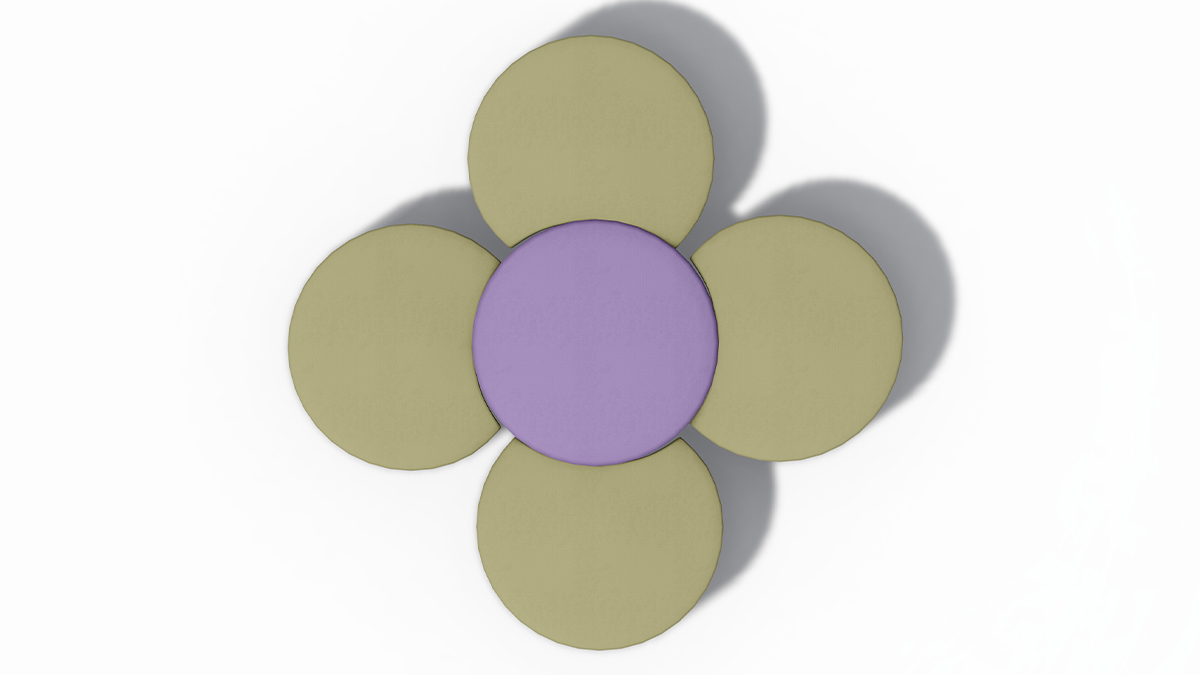 软体花瓣组合坐凳产品详情