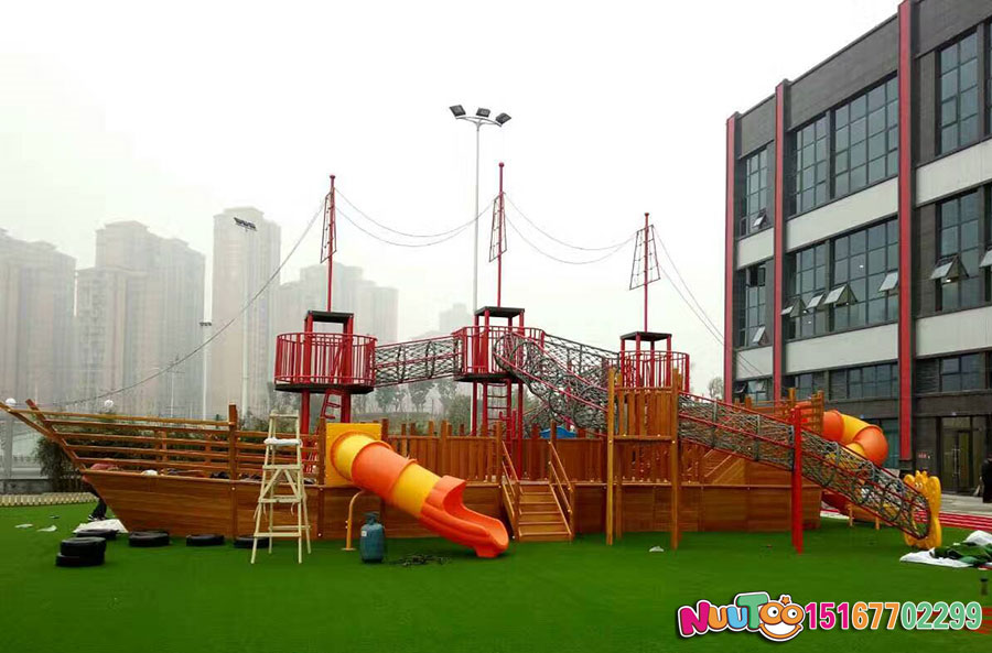 乐图非标游乐+海盗船+儿童组合滑梯-(5)