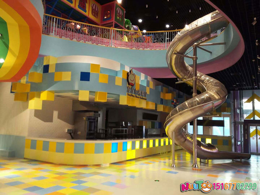 乐图非标游乐+不锈钢滑梯+东莞龙凤山庄-(6)