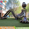 乐图非标游乐大型户外不锈钢小丑滑梯
