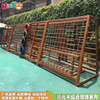 乐图非标游乐英伦风木质组合滑梯