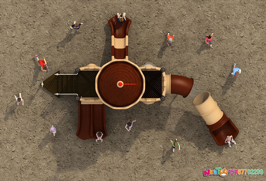 组合滑梯+儿童游乐设备+小博士+长城 (18)