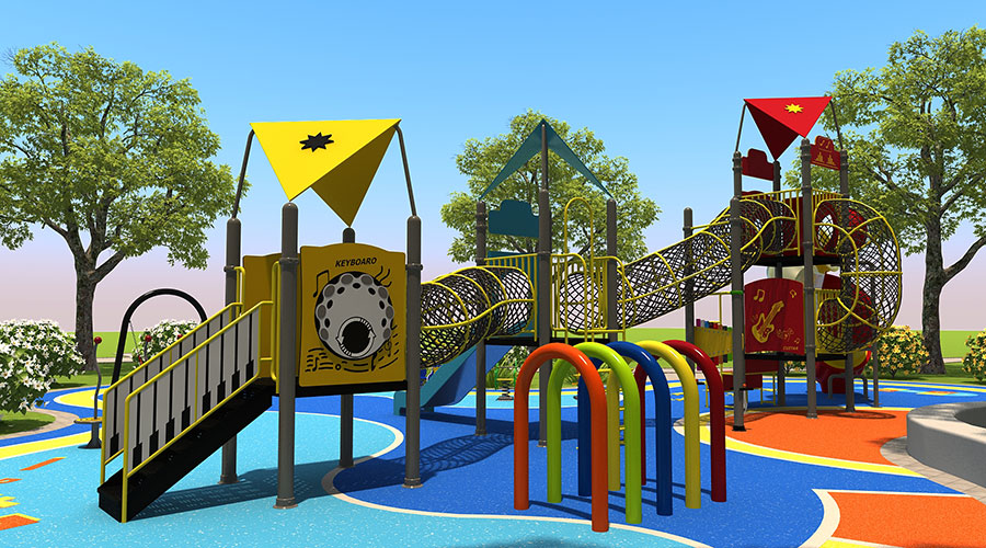 PE板组合滑梯 (60)